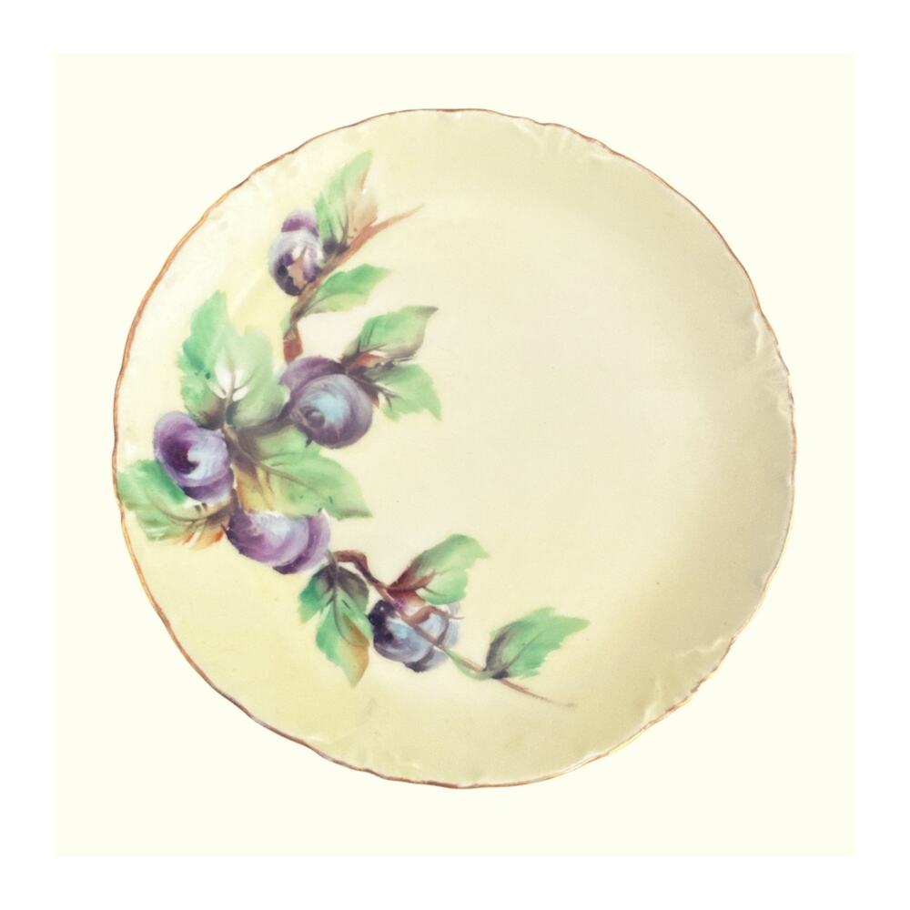 Vintage Rosenthal Versailles Bavaria Blueberries Potcelain Bread Dish